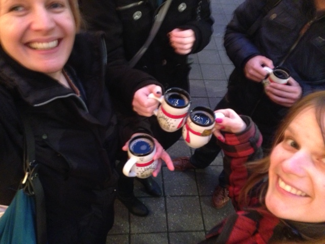 Glühwein op de Weihnachtsmarkt Münster