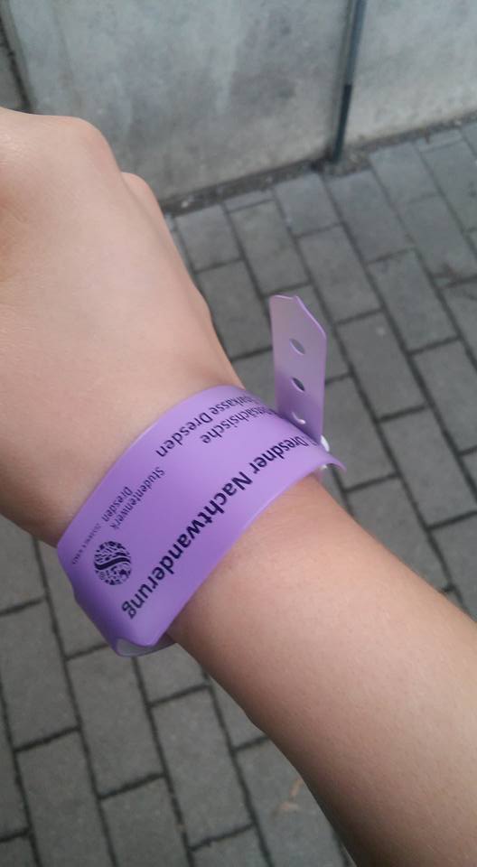 Met haar medestudenten uit Nederland deed Angelique mee met de kroegentocht