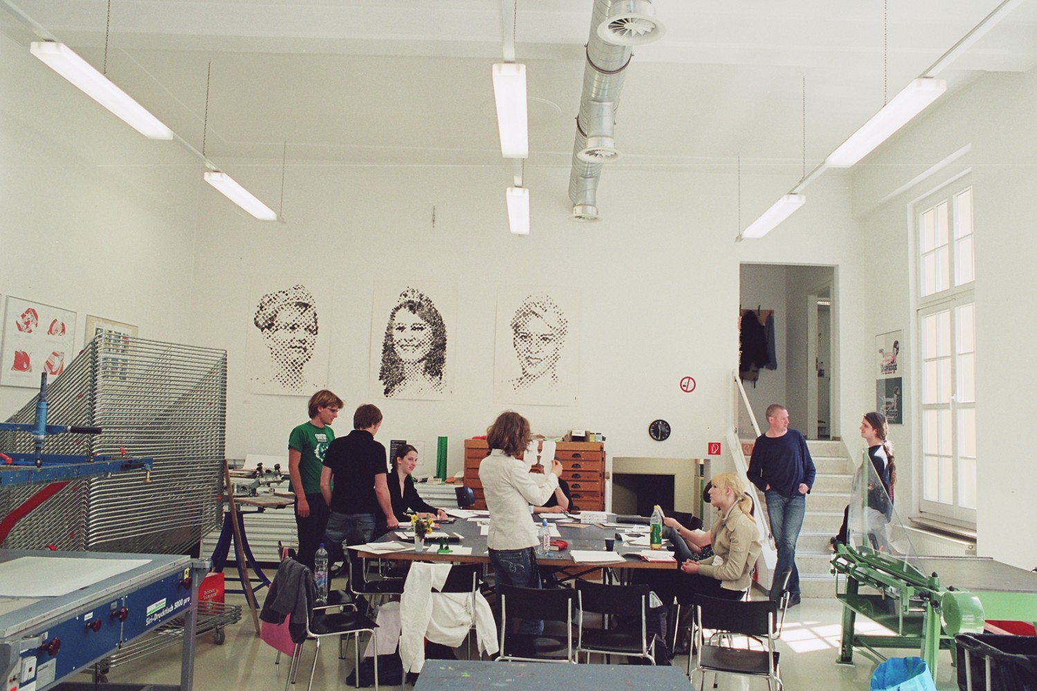 Siebdruckwerkstatt © Bauhaus-Universität Weimar, foto: Nathalie Mohadjer